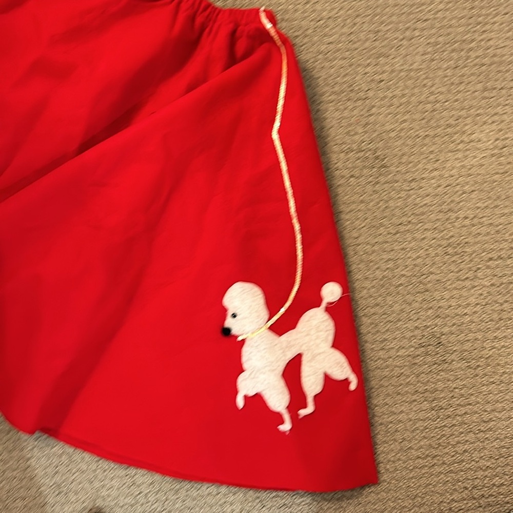 Authentic, High Quality Red Poodle Skirt - Picture 2 of 8